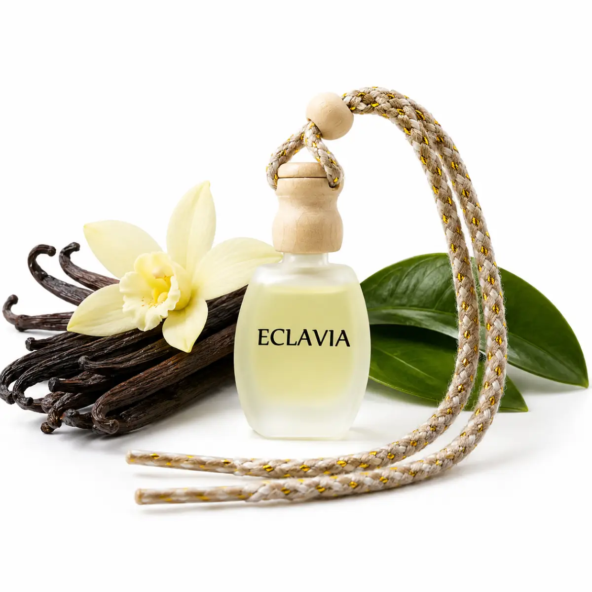 ECLAVIA Mexican Vanilla Car Hanging Pod – Warm Luxury in Every Drive